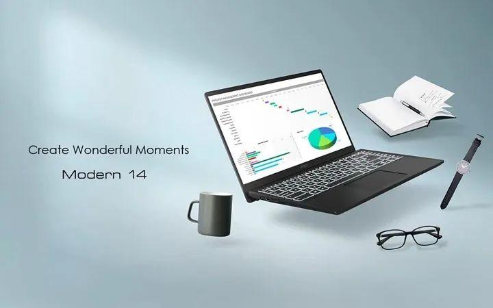 微星发布新款 MODERN 14 笔记本,可选R7 4700U