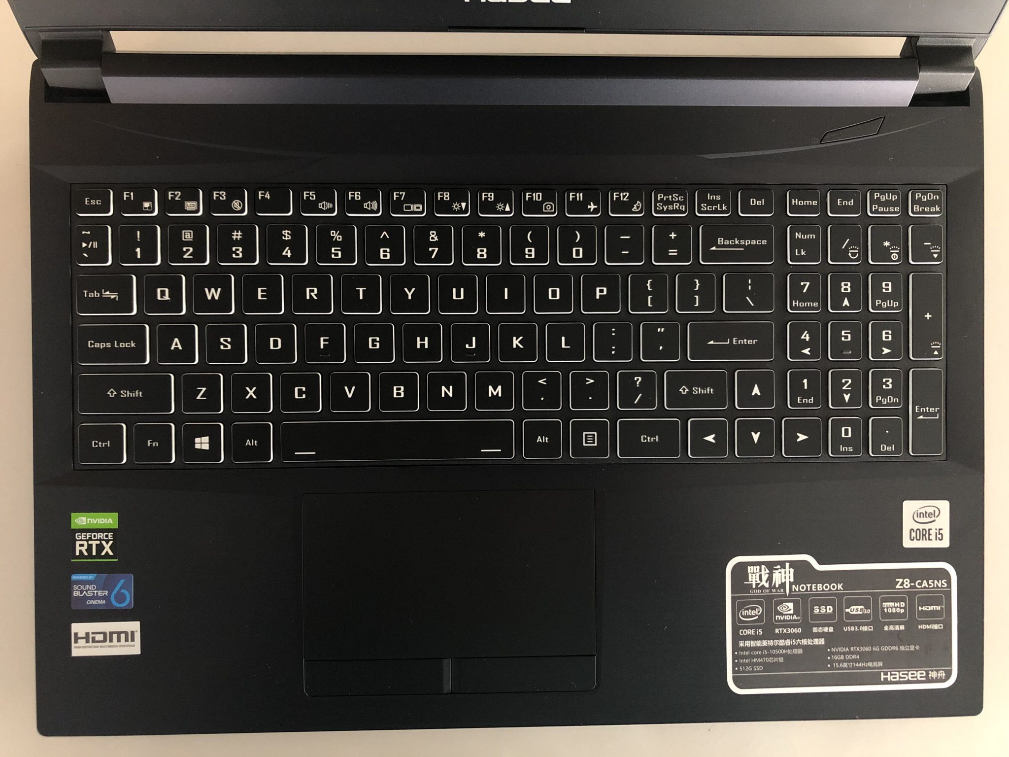 神舟Z8-CA5NS评测 新一代RTX3060游戏本降临 性能强夯给力!