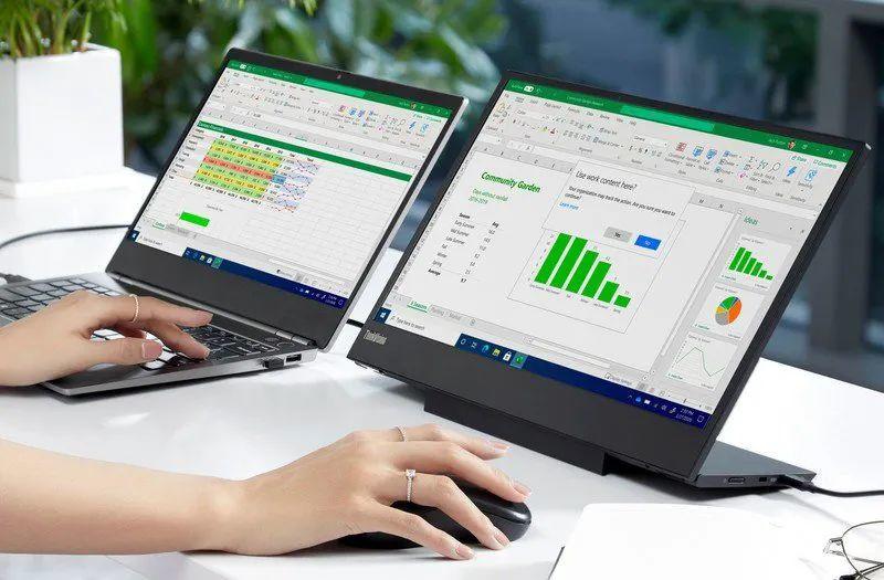 联想推出 ThinkVision M15 便携显示器:FHD 15.6 英寸,1418 元