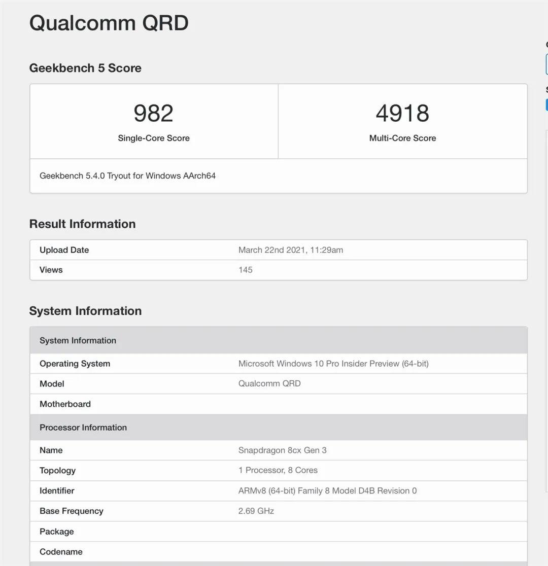 高通骁龙 7c、8c、8cx 第 2 代等平台均支持微软 Win11