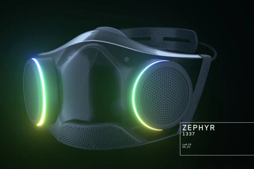 雷蛇 RGB 口罩定名 Razer Zephyr,外观设计改进