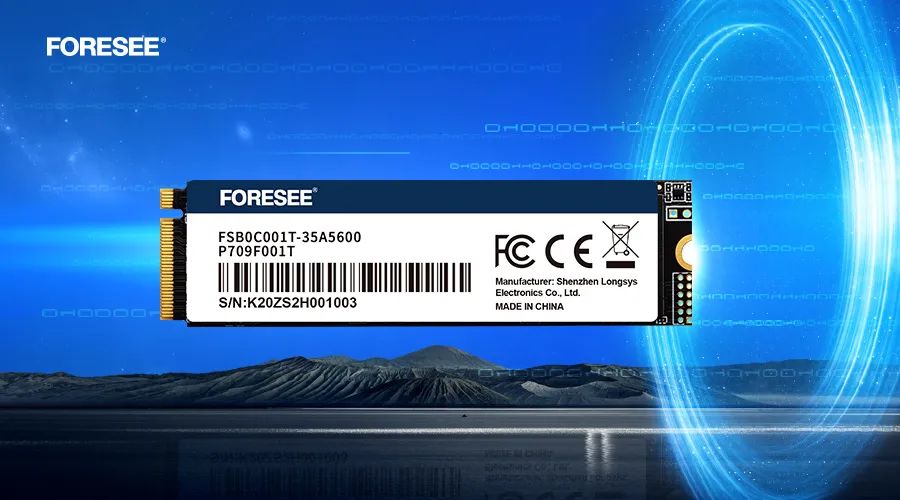 FORESEE 江波龙推出 P709 PCIe SSD:3D TLC + 双重加密,保障数据安全