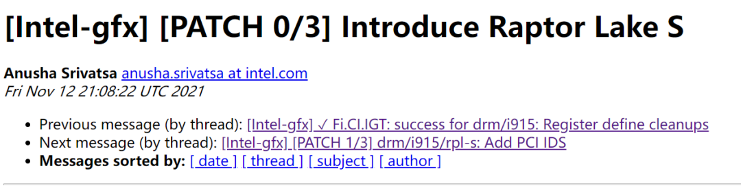 英特尔第 13 代 Raptor Lake 处理器向 Linux 推出首个驱动补丁