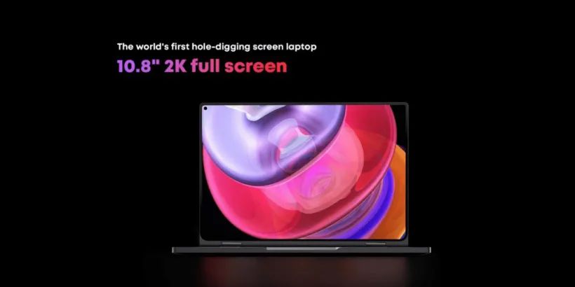 世界首款打孔屏笔记本,驰为发布 MiniBook X 翻转本