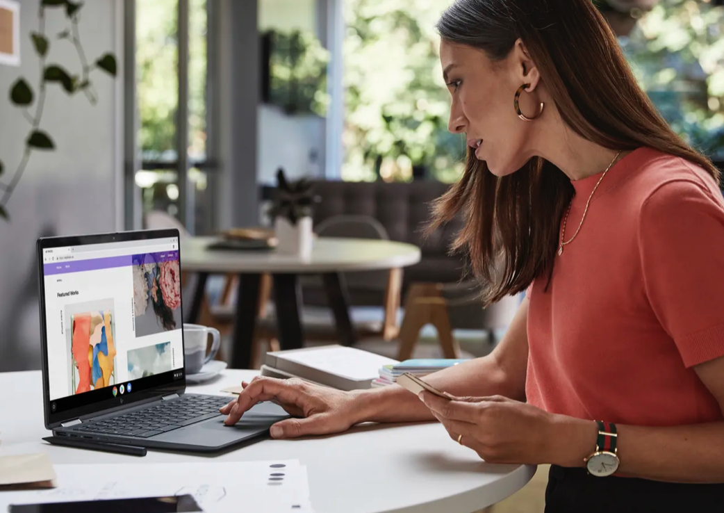 惠普发布 Elite Dragonfly 高端 Chromebook:3:2 3K 屏,配备压感触控板